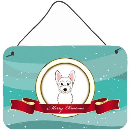 Carolines Treasures Westie Merry Christmas Wall and Door Hanging Prints BB1536DS812